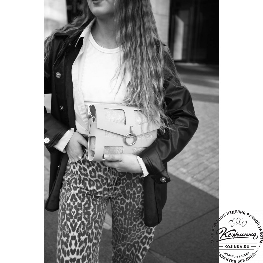 Женская кожаная сумка "Кортни" (старение)